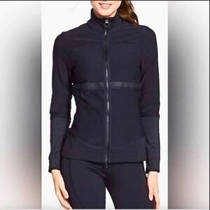 Adidas by Stella McCartney Black Zip Up Activewear Sweater Size Small